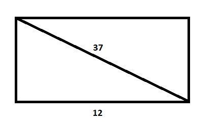 A certain television is advertised as a 37 inch tv (the dialonal length). If the width-example-1