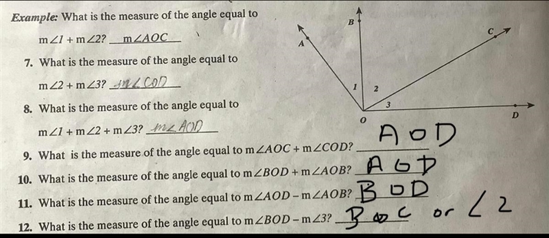 Can someone help with these geometry fill in blank questions? Just 9, 10, 11, 12.. it-example-1