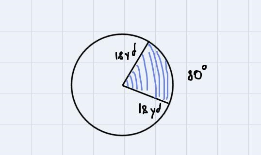 Geometry_I dont know how to calculate 80/360 pie r^2-example-2