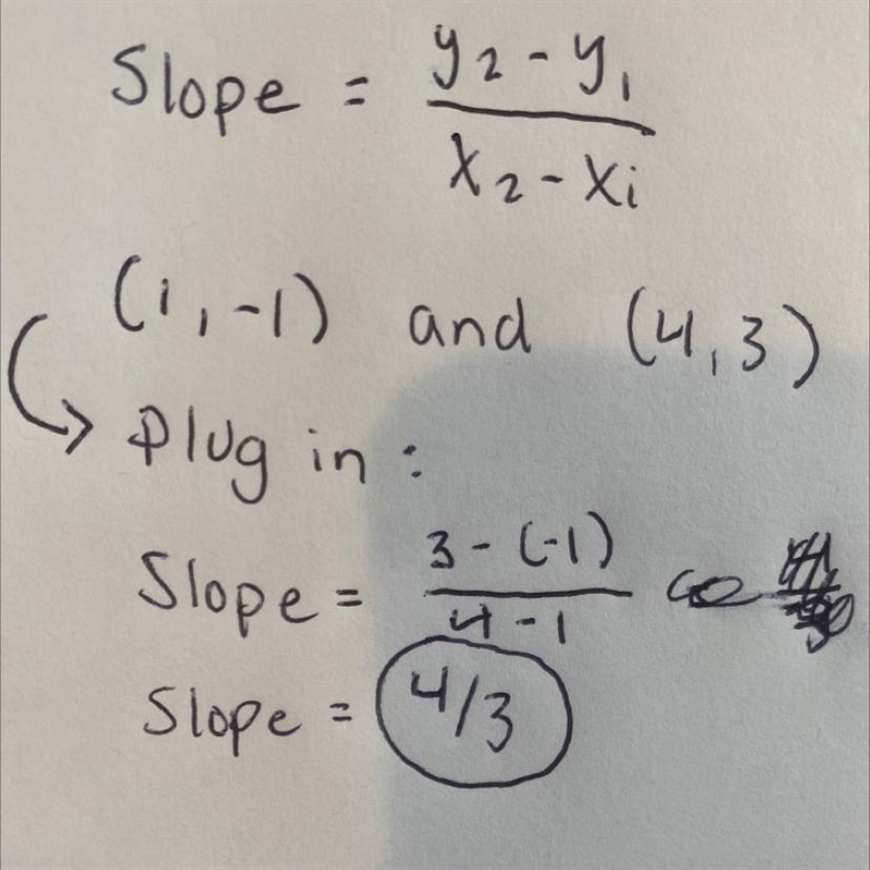 I. What would the slope of a line that is parallel to the line in the graph be?-example-1