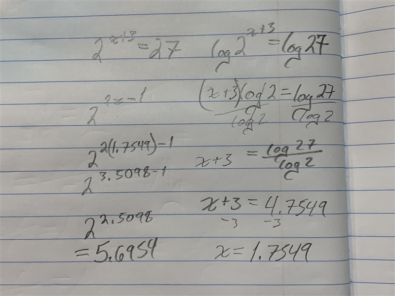 What is 2^(2x-1) if 2^(x+3)=27-example-1