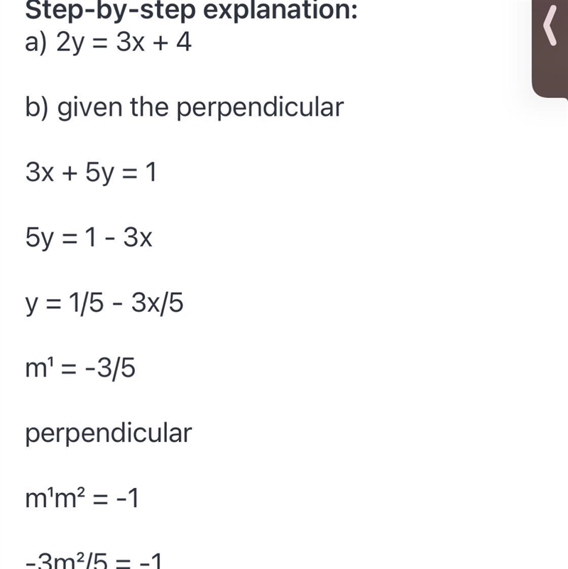 Write an equation (a) in slope-intercept form and (b) in standard form for the line-example-1