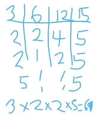 The least common multipe of 6,12,15-example-1