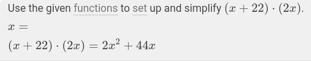 What is X? (x+22) 2x (Need help)-example-1