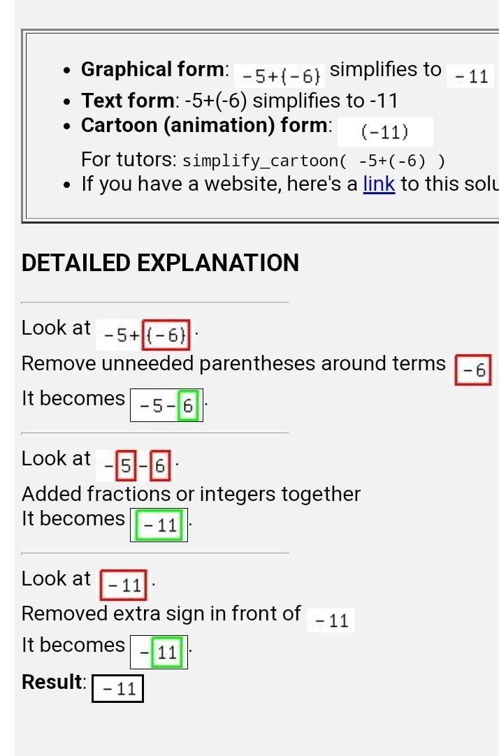 Model -5 + (-6) on the number line-example-1