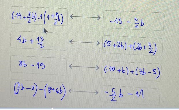 Drag the tiles to the boxes to form correct pairs.Match the palrs of equivalent expressions-example-1