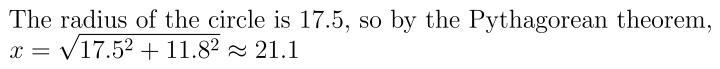 Please please help!!!!!!!!! Find the length of the segment indicated. A. 26.3 B. 11.8 C-example-1