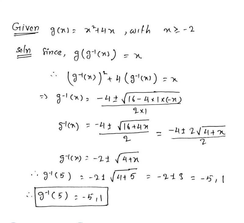 If g(x) = x² - 4, find g(5).-example-1