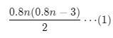 If we reduce the number of vertices of a convex polygon P by 20%, the number of its-example-1