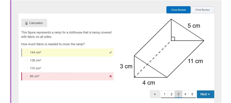 This figure represents a ramp for a dollhouse that is being covered with fabric on-example-1