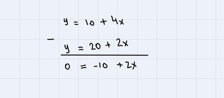 Write a system of equations to describe the situation below, solve using any method-example-1