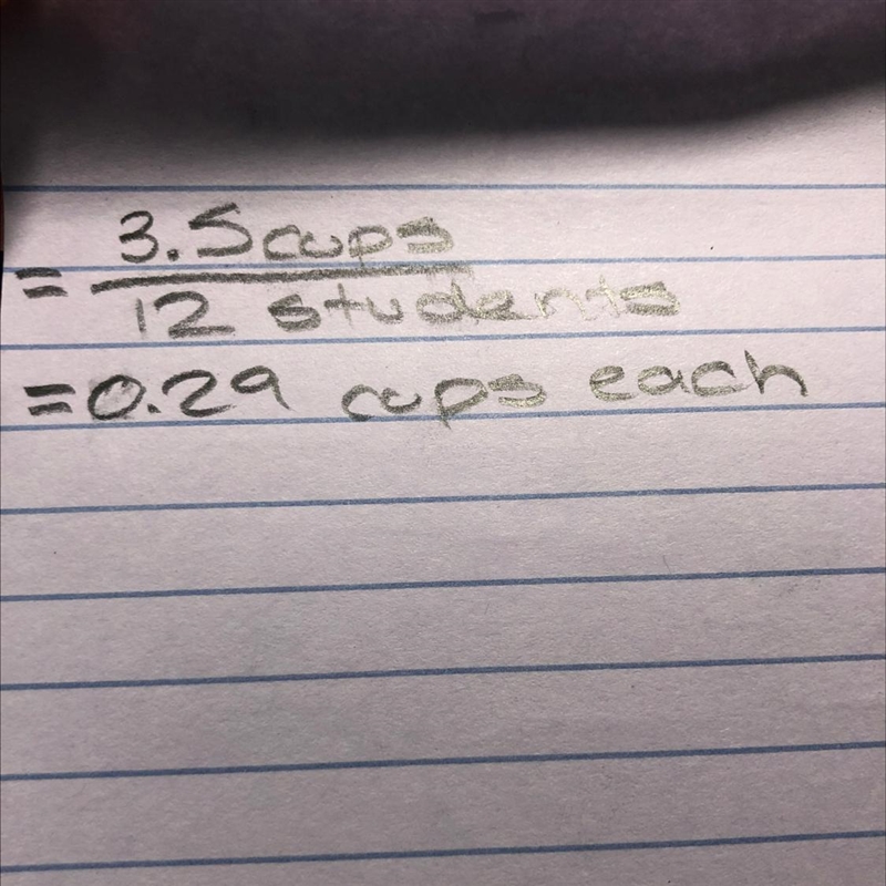 A group of students bought 8 bags of candy. Each bag contains 3 1/2 cups of candy-example-1