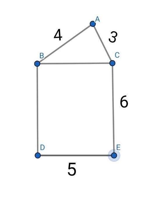 PLS HELP ME 26) Find the area of the figure. A) 30cm^2 B) 36cm^2 C) 42cm^2 D) 48cm-example-1