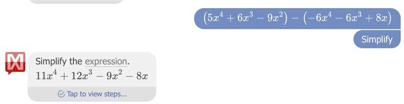 Anybody want to help with math? (5x^4+6x^3-9x^2)-(-6x^4-6x^3+8x) Ty :D-example-1