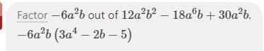 Factor the expressions:​-example-1