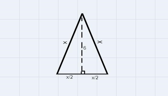 what is the perimeter of an equilateral triangle with a height of 6 feet?A. 2 √(3)B-example-1