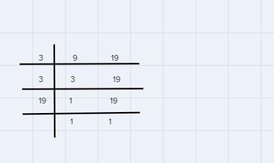 What is the lowest common multiple of 19 & 9-example-1