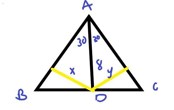 In ΔABC, m angle CAB = 60°, AD is the angle bisector of angle BAC with D∈BC and AD-example-1