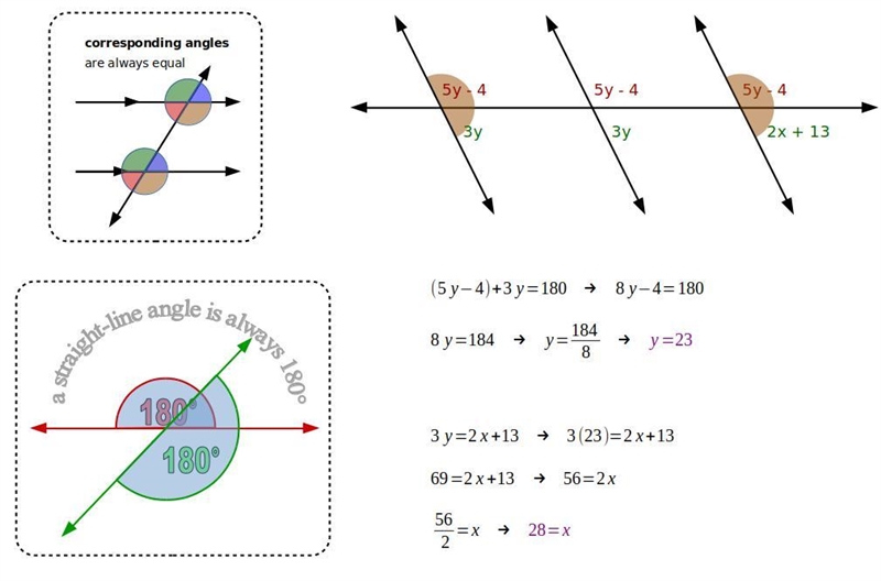 X Solve for x. * please solve for c and explain-example-1