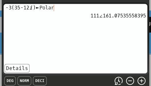 Given u = 35i − 12j, what are the magnitude and direction of −3u? Round to the nearest-example-1