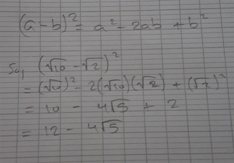 (root 10 - root 2 )^2-example-1