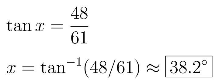 Solve for xx. Round to the nearest tenth of a degree, if necessary.-example-1