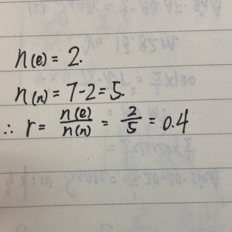 In a schedule of 7 classes. Ella has 2 elective classes. What is the ratio of elective-example-1