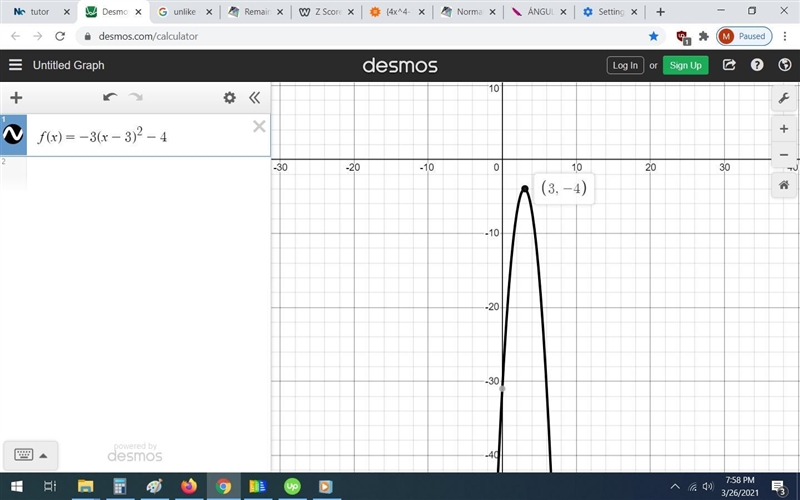 *2-4 y-intencept = -16 v=114 yawTerept.)-example-1