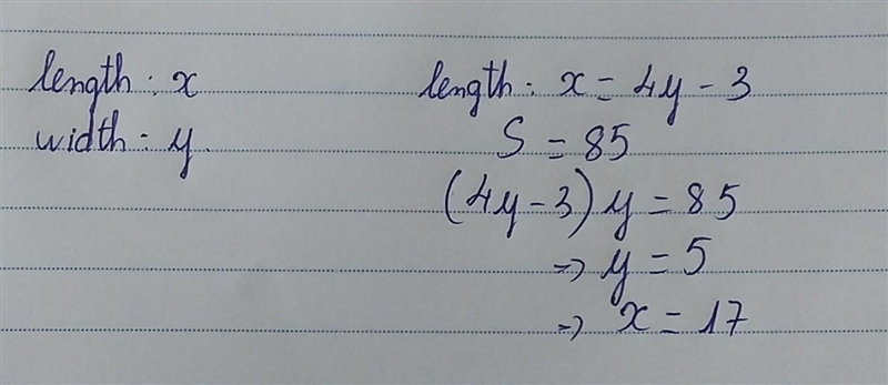 The length of a Ping Pong table is 3 ft less that four times the width. The area of-example-1