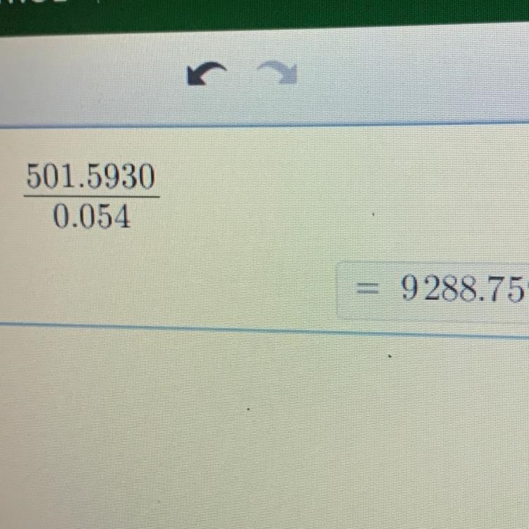 What is 501.5930 divided by 0.054-example-1