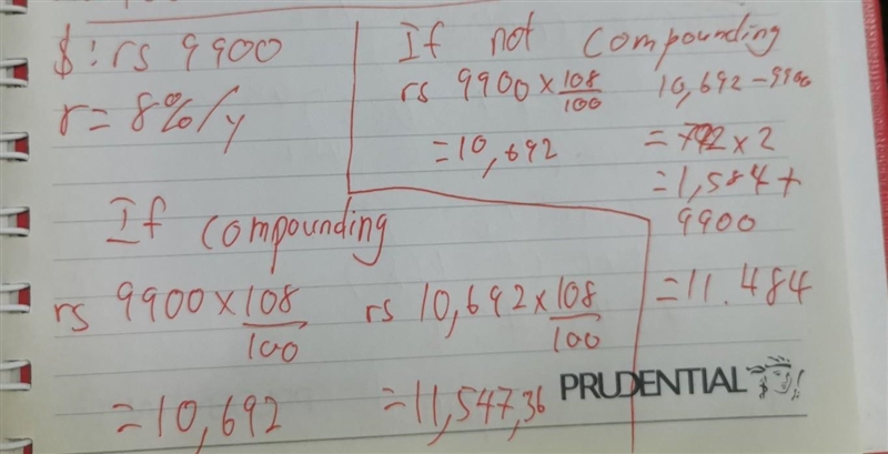 mrs chapagain borrowed rs 9900 from a bank at the rate of 8% per annum. how much amount-example-1