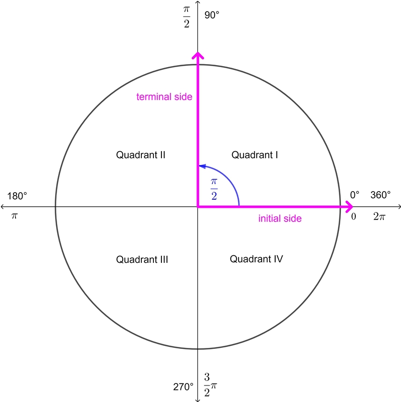 Helppppppp 50 points!!!!!!!!!!!!! which angle has its terminal side on the positive-example-1