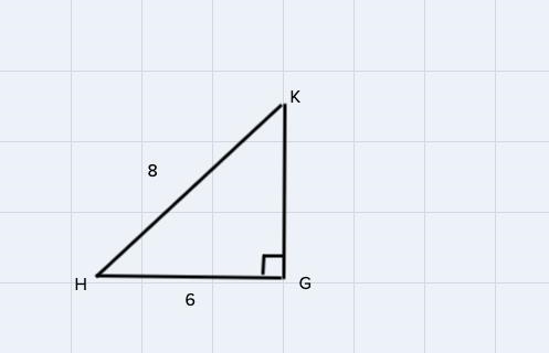 given circle K with diameter IJ and radius KG. GH is tangent to K at G. If GH =6 and-example-1