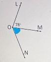 In the figure below, the measure of ZLON is 152°. What is the measure, indegrees, of-example-2