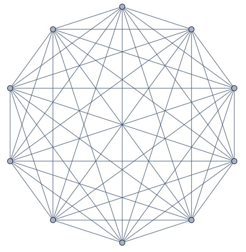 ten distinct points are chosen on a circle. a line segment is drawn between every-example-1