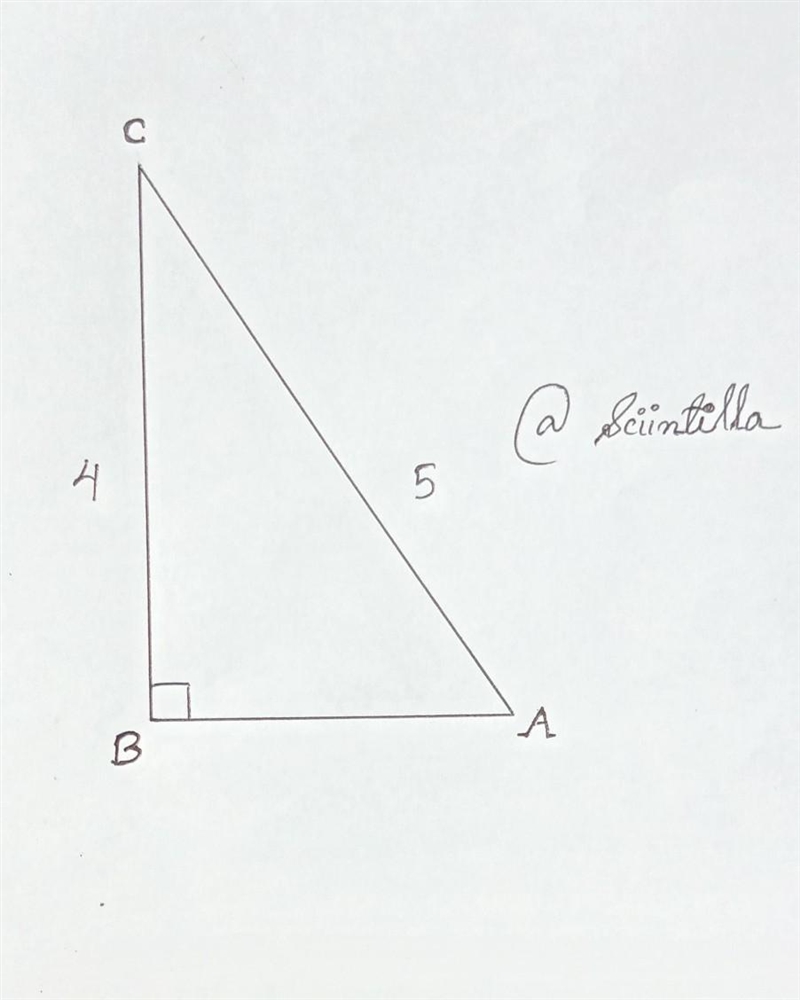 Find the length of the third side. If necessary, round to the nearest tenth. 4 5-example-1