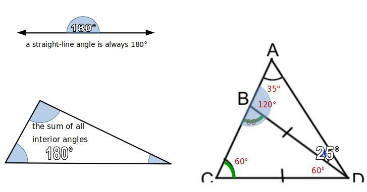 Lie on a strought A B and c line A B BO=CD LBC D = 60 and LBADS out X work-example-1