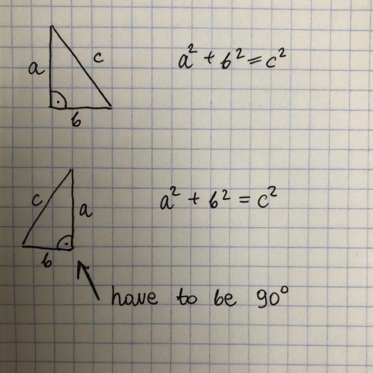 What is the following states of the pythangorean theorom triangles-example-1