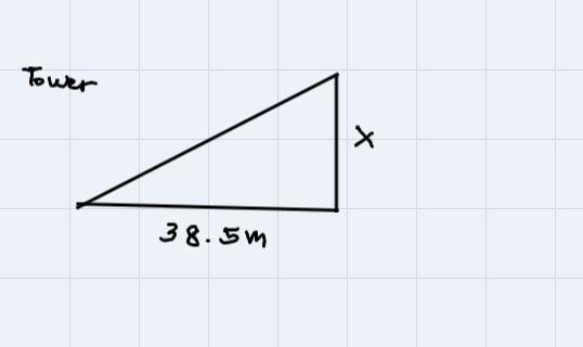 A pole that is 3.2 m tall casts a shadow that is 1.69 m long. At the same time, a-example-2