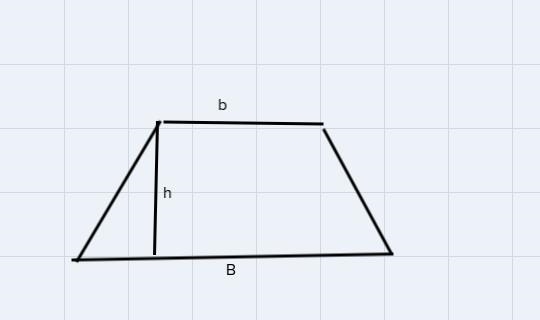 17 The area of the trapezoid below is 420 cm'. Find the height. Round to the nearest-example-2