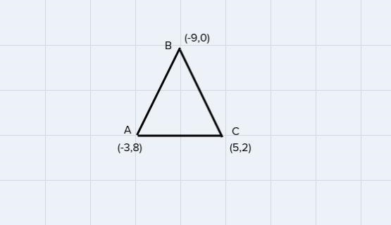 Exercise #1: We would like to find the distance between points A and B if they have-example-1