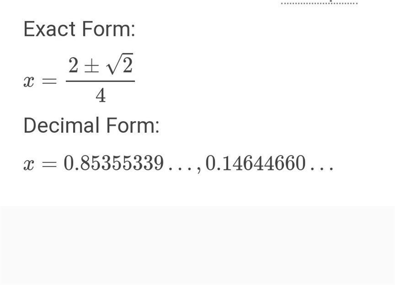 Use the quadratic formula to solve for x. 8x²-8x-1=0-example-1