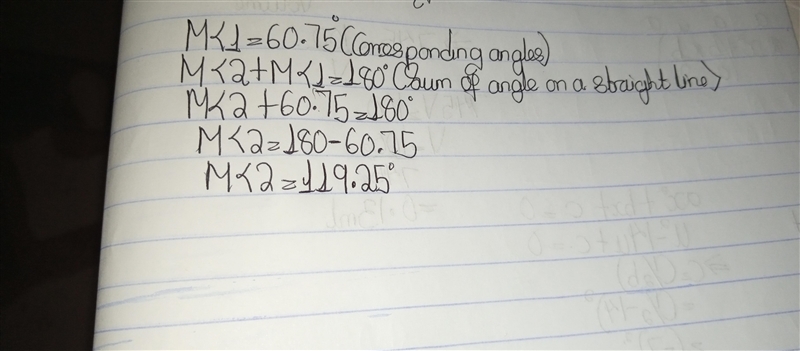 What are the measures of angle 1 and angle 2?-example-1