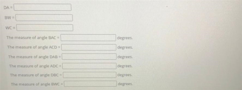 Can you please help me with this question I don’t understand it.From DA to the angle-example-2