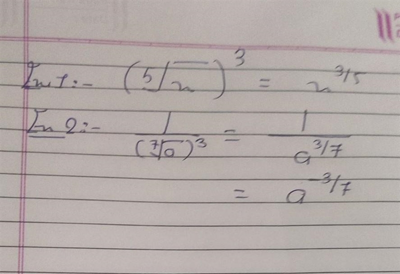 How do you change a radical expression into an expression with radical exponents-example-1