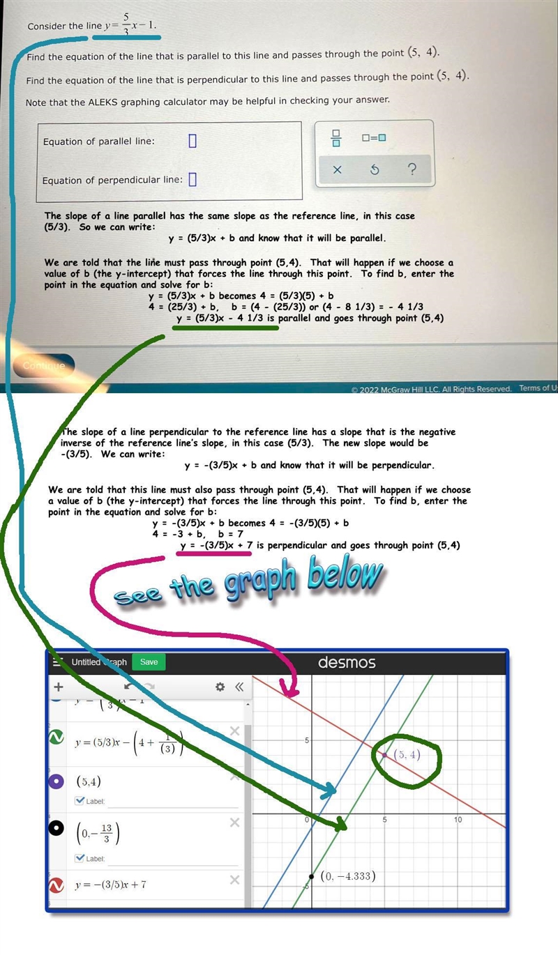 7 8 10 3 6 4 5 Consider the line y = 1. Find the equation of the line that is parallel-example-1