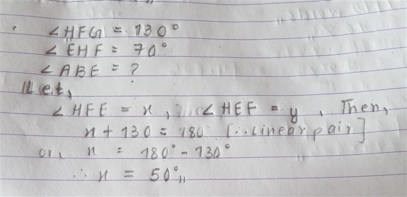 If angle hfg =130 and angle egg =70 what is angle Abe-example-1