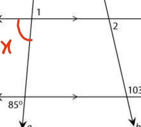 In the diagram below, line d is parallel to line c. Which statement is true? A m∠1+m-example-1