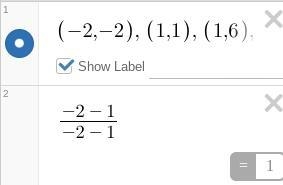 6. Given that ABCD is a quadrilateral with A(-2,-2), B(1, 1), C(1,6), and D(-2, 3), determine-example-1