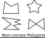 Please I'm serious no time for nonsense Draw (3) Convex Polygons & (3) Non- polygons-example-1